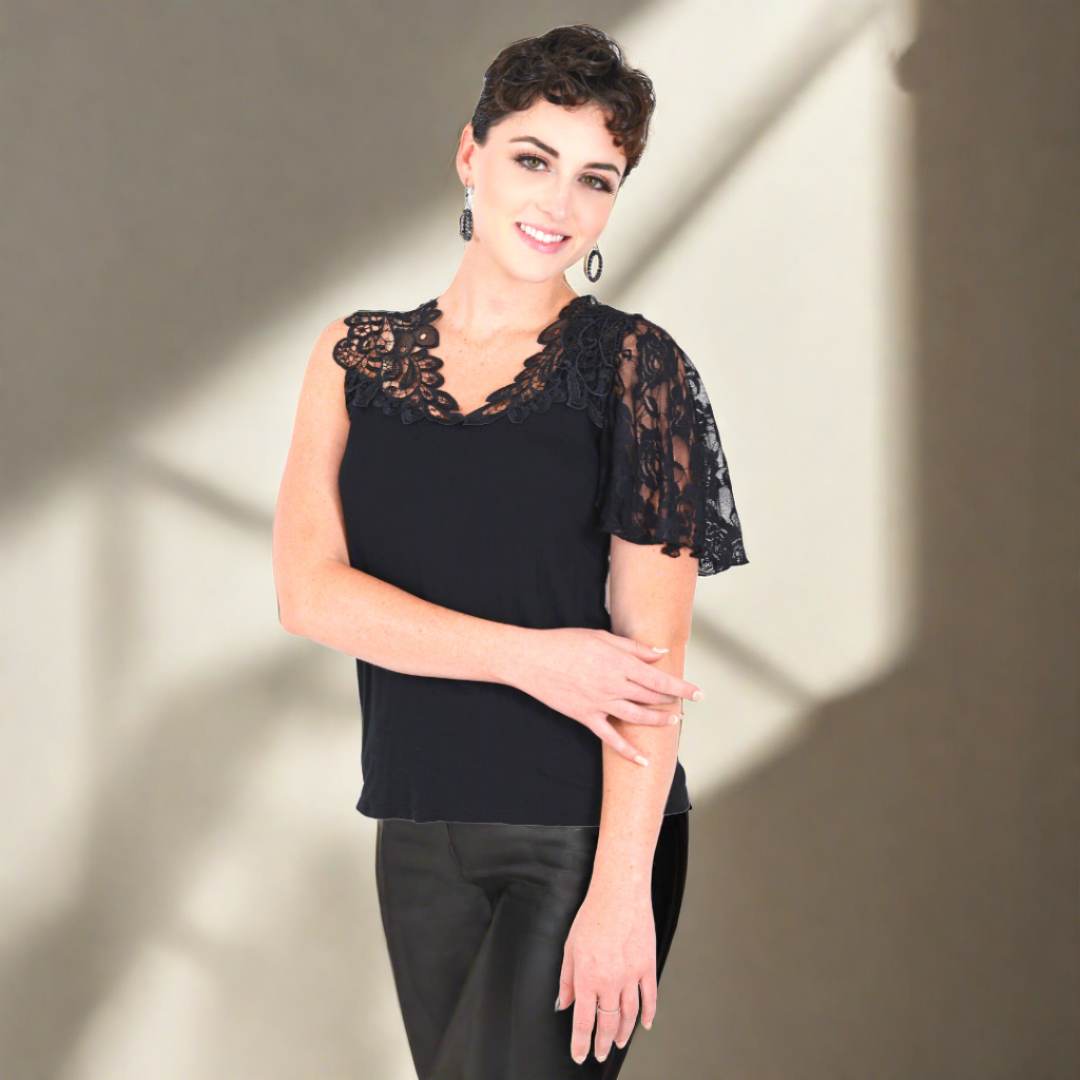 black lace sleeves to add to dress Fashion Forms Lace Sleecrets Add sleeves to any dress or top 20081 Medium Black at Amazon Women's Clothing store: Costume Accessories