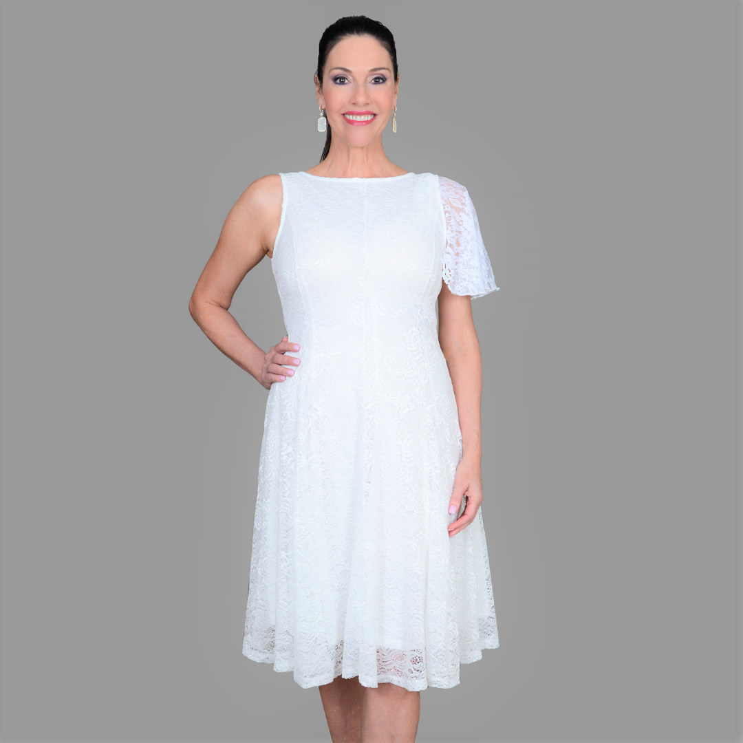 White Lace Attachable Sleeves--Sleeves 2 Go