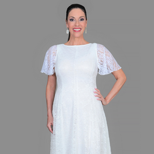 White Lace Attachable Sleeves--Sleeves 2 Go