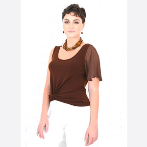 Chocolate Brown Attachable Sleeves--Sleeves 2 Go
